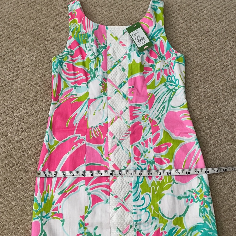 Nwt Lilly Pulitzer Cathy Shift Flamingo Pink Sz 00 - image 8